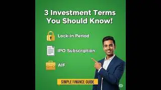 Lock-in Period, IPO Subscription & AIF Explained | Easy Finance Terms