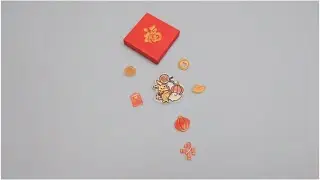 Sophie and Toffee Chinese New Year Box Part II &ndash; Year of the Rabbit Fai Chun Magnet
