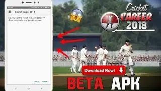 CRICKET CAREER 2018 BETA APK LAUNCHED || FULL REVIEW || BAAP OF ALL CRICKET GAMES