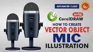 How to Create Vector Objects | Illustration | Corel Draw in Tamil Tutorial | Soft Tutor