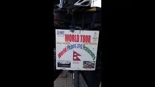 world cycle yatri dipak khatri in abu dhabi dxn office