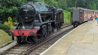 2025-06-29 KWVR Stanier 8F 2-8-0 48305, at Oxenhope