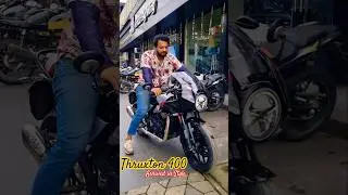 Triumph Thruxton 400 Arrived in Style #shorts #short