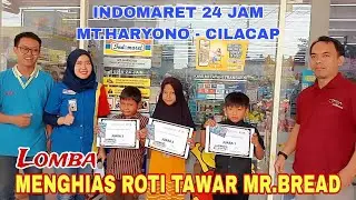 Lomba menghias Roti tawar Mr.Bread Indomaret