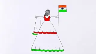 How to Make Republic Day Drawing || Republic Day Drawing Ideas || Republic Day Easy Drawing 