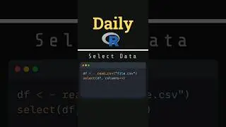 Select Function in R to select specific columns #rprogramming