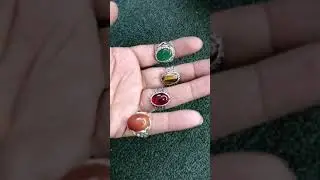 925 Sterling Silver Men Rings Gemstone Agate Yaqoot Ruby Aqeeq Tiger Eye Creative Silver #shorts