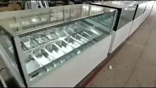 Gelato Display Cabinet Scoop Display Ice Cream Freezers With GN Pans