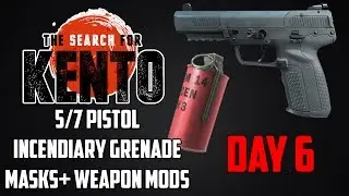 PAYDAY 2 - Incendiary Grenade, Pistol, Masks, Mod - Spring Break Day 6 - The Search for Kento