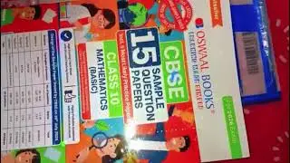 Class 10th cbse 2025-26 oswaal book📚 maths basic sample paper🗞️#oswaalbook #unboxing#mathsamplepaper