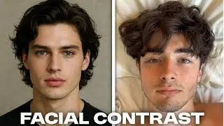 Facial contrast is the key of Attractive Face