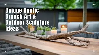 🛠️ DIY Upcycled Garden Decor: 🌿 20 Unique Rustic Branch Art & Outdoor Sculpture Ideas