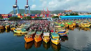 VIZAG City of destiny 4K Drone view  / explore vizag beach / fishing harbour..
