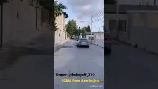 Bmw E39 528iA drive-by 😎🚗😎 from Azerbaijan