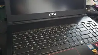 Faulty MSI GS63VR-7RF unboxing and checkover