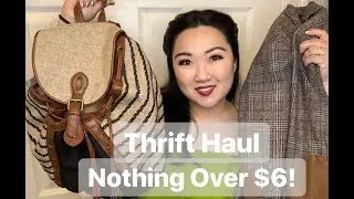Thrift Haul| Nothing Over $6|TRY ON