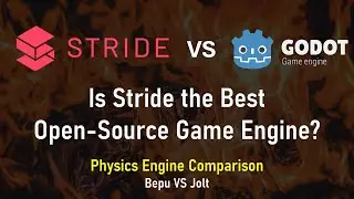 Stride VS Godot - Bepu Vs Jolt - Physics Engine Comparison (Game Engine Comparison)