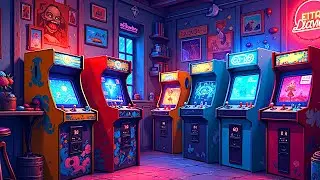 Retro Gaming Music 🎵 8-Bit Pixel Arcade Synthwave for Relaxation & Fun