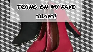 Trying on ALL of my favourite SHOES! ❤️🤣 PART 1.