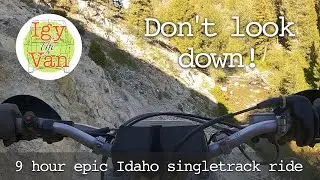 9 Hour Singletrack Moto Ride Paradise Pass to Big Smokey Creek loop from Galena Pass, Idaho dirtbike