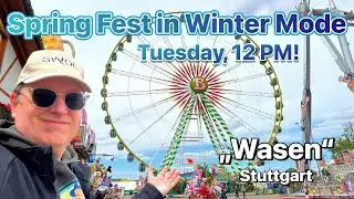 Biggest Fest, Smallest Crowd: The &bdquo;Wasen&ldquo; Stuttgart - #vlog #tourism #germany #youtube