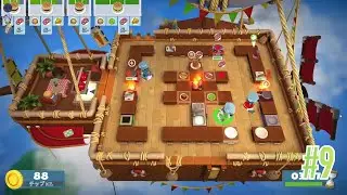 【Overcooked 2實況&middot;粵語】親三姐妹一齊玩友情破壞遊戲：煮過頭2（Part 9）