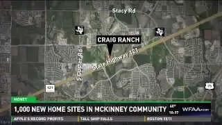 1,000 New Home Sites in McKinney's Craig Ranch Community