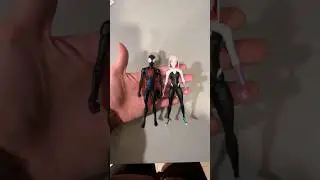 MARVEL LEGENDS MILES MORALES Y SPIDER GWEN ACROSS THE SPIDERVERSE UNBOXING#spiderman #marvellegends