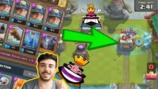 ATACAM CU 4 MINERI !! TROLL DECK !! Clash Royale Romania