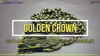 Gold And Black Flat Knot Cincture, Gold stainless steel priest's cincture with flat knot