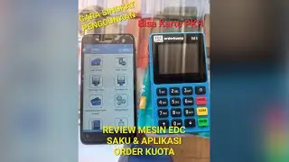 REVIEW MESIN EDC SAKU NOBU MINI ATM DAN APLIKASI PPOB ORDER KUOTA