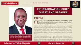 Former President Uhuru Kenyatta's Full Speech During Kabarak University's 21st Graduation Cere