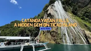 Catandayagan Falls Drone Footage, Masbate, Philippines