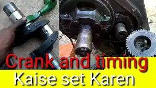 Crank and timing Kaise set Karen diesel engine,buddhvilas raikwar,
