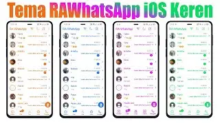Tema RAWhatsApp iOS Paling Keren Terbaru 2020