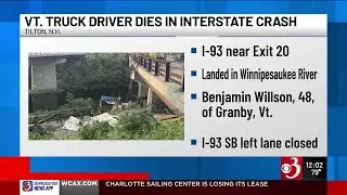 Vermont truck driver dies in NH crash