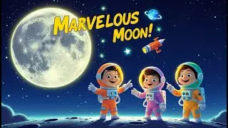 Marvelous Moon 🌙 | Fun Facts for Kids! | Learn About Space with Radiant Minds Kids TV