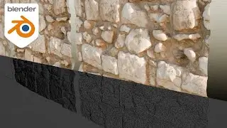 How to Covert a Texture to Mesh in Blender using Displacement Map