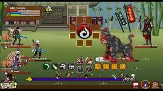 Ninja Saga - EXP Farming (Emblem User)