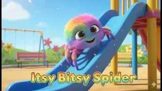Itsy Bitsy Spider | Kids Cartoon Rhyme | Colors & Fun for Toddlers