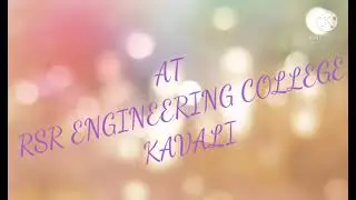 4days e-content creation training at THE RSR engineering college kvali