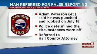 Falsely reported robbery in Grand Island