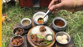 Miniature Mutton Thali | E#96 | Full Mutton Sapadu Recipe | Miniature Mutton Recipe