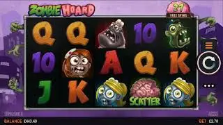 Zombie Hoard Online Slot Promo Microgaming