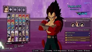 Dragon Ball Sparking Zero - Vegeta SSJ 4 (GT) VS Turles SSJ 4