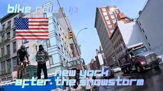 NEW YORK AFTER THE SNOWSTORM - CANAL STREET