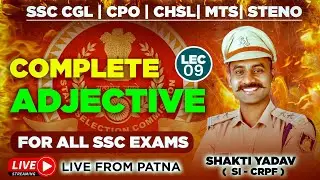 ADJECTIVE PRACTICE O4 | PREVIOUS  YEAR QUESTION |TOPIC WISE #english #englishlanguage #cgl  #ssc