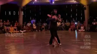 Natalia Aguero & Agustin Venturino 2-2 @ S. 9th Auroville Holi Tango Festival '20 INDIA