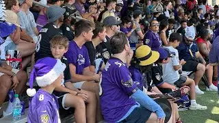 Purple pride on display as Ravens fans flock to training camp