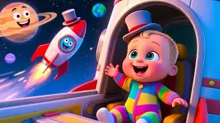Learning 123 Rocket Ride 🚀🔢 Fun Counting Song for Kids Toddlers Preschool Space Adventure